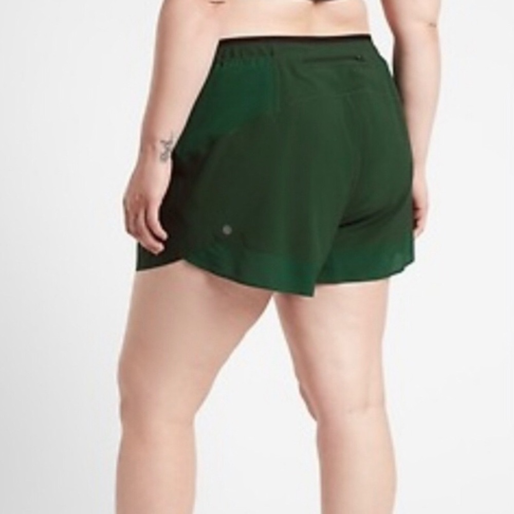- Athleta Green Interval Run Short Size 1X
